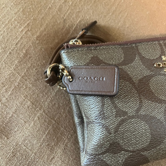 COACH large wristlet DOUBLE ZIP WALLET - Picture 7 of 13